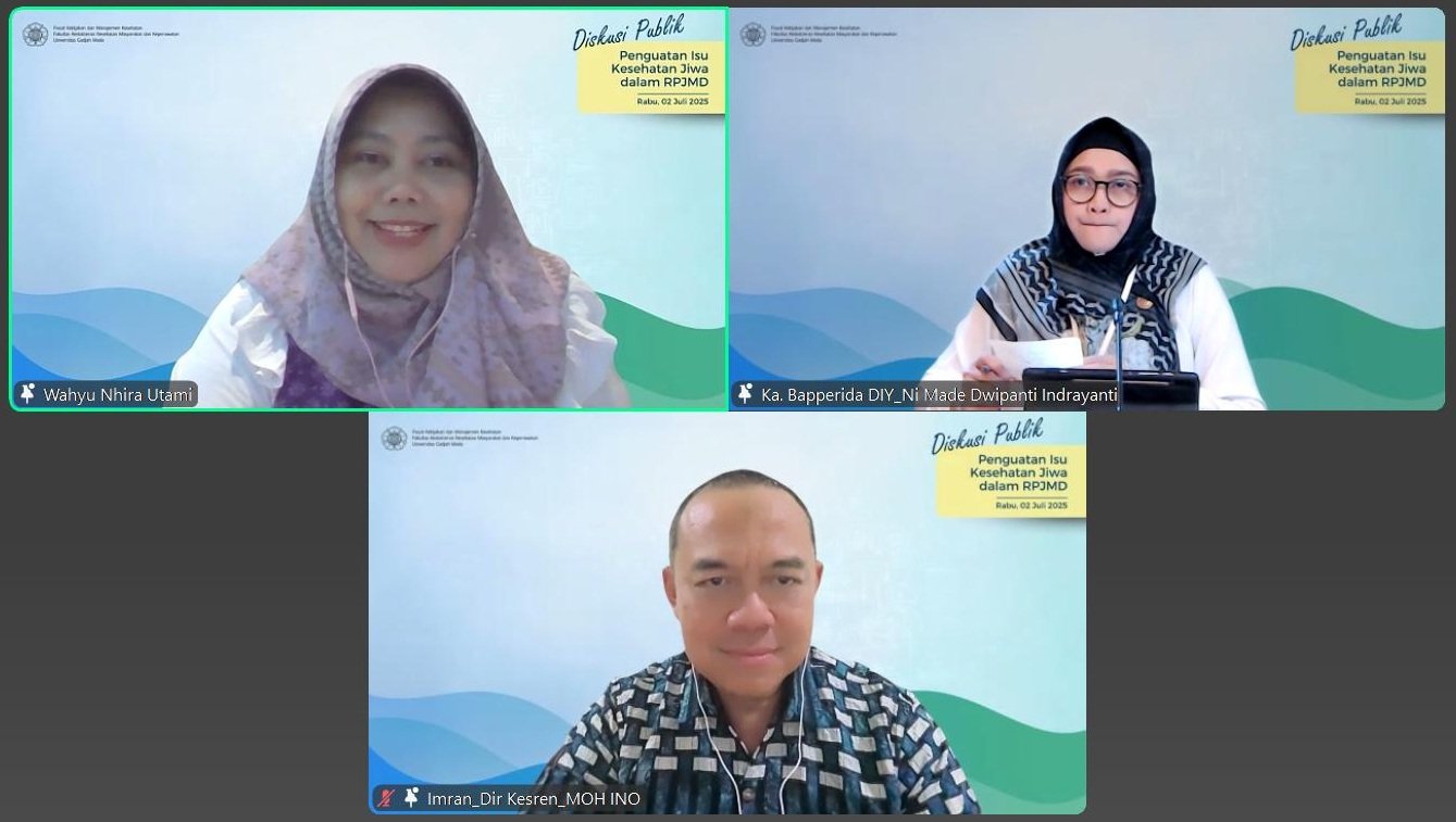Reportase Diskusi Publik Penguatan Isu Kesehatan Jiwa dalam RPJMD